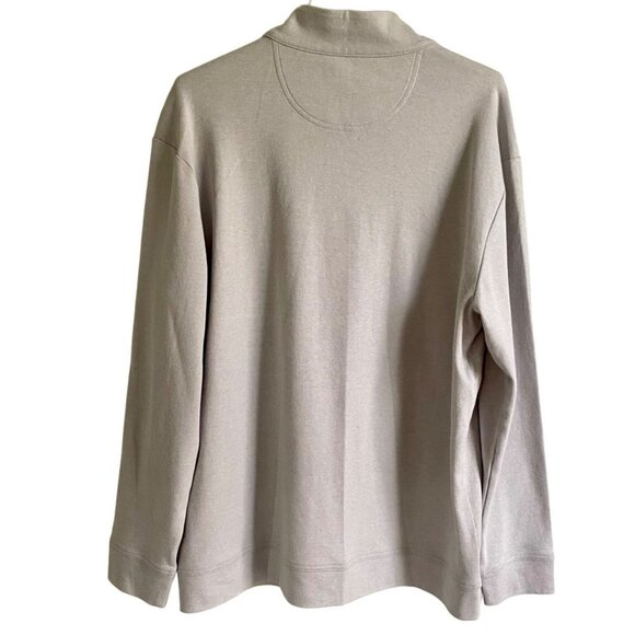 Tackle & Tides 1/4 Zip Long Sleeve Pullover Top Men's Large Gray NEW - Picture 5 of 9